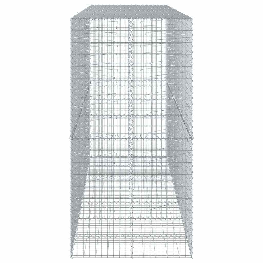 Gabionska košara s poklopcem 350x100x200 cm pocinčano željezo