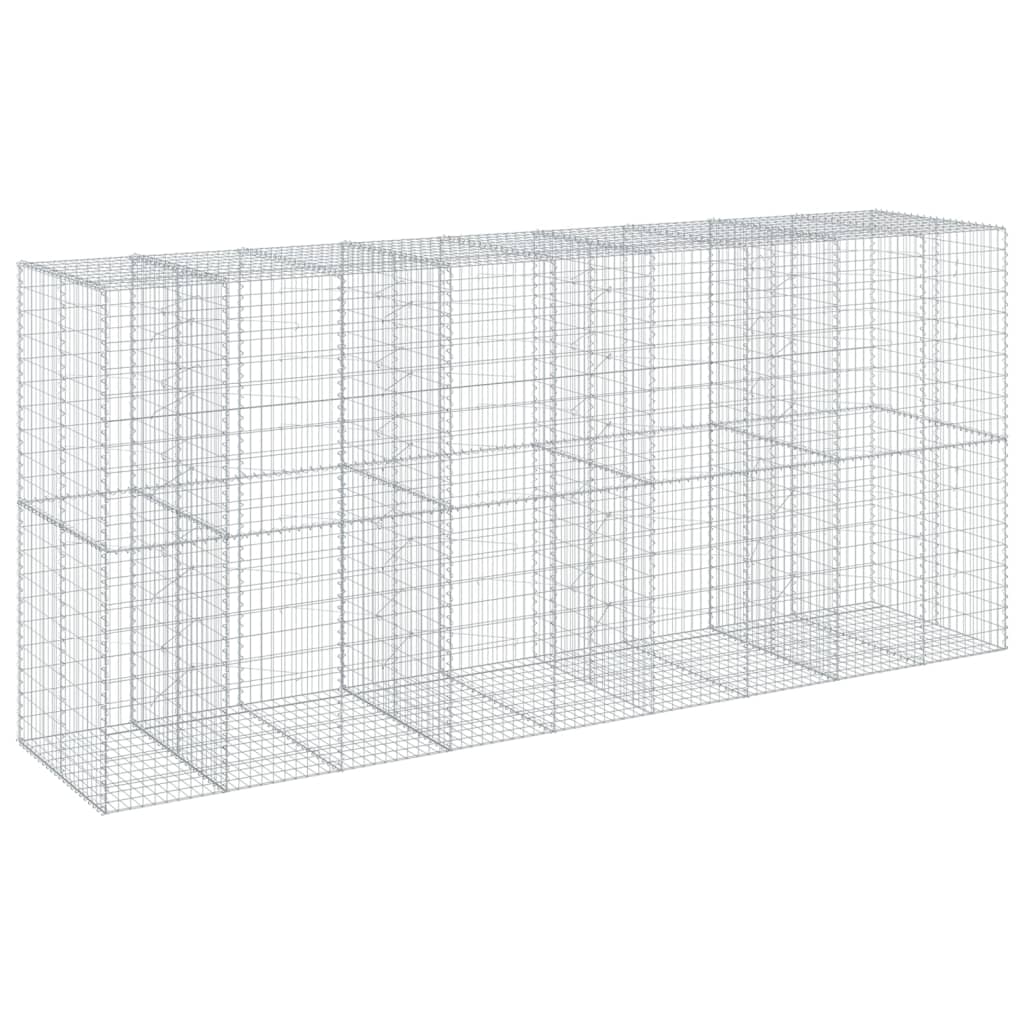 Gabionska košara s poklopcem 450x100x200 cm pocinčano željezo