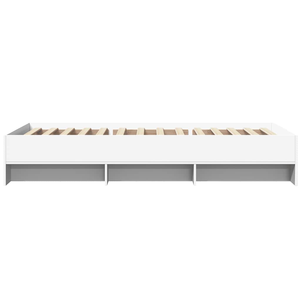 Okvir za krevet bijeli 90x200 cm konstruirano drvo