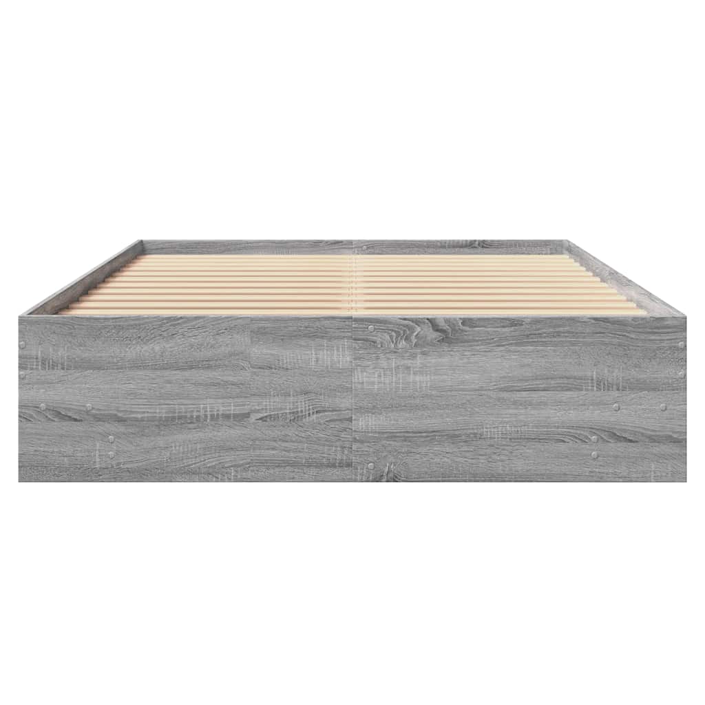Okvir za krevet boja hrasta 120x190 cm od konstruiranog drva