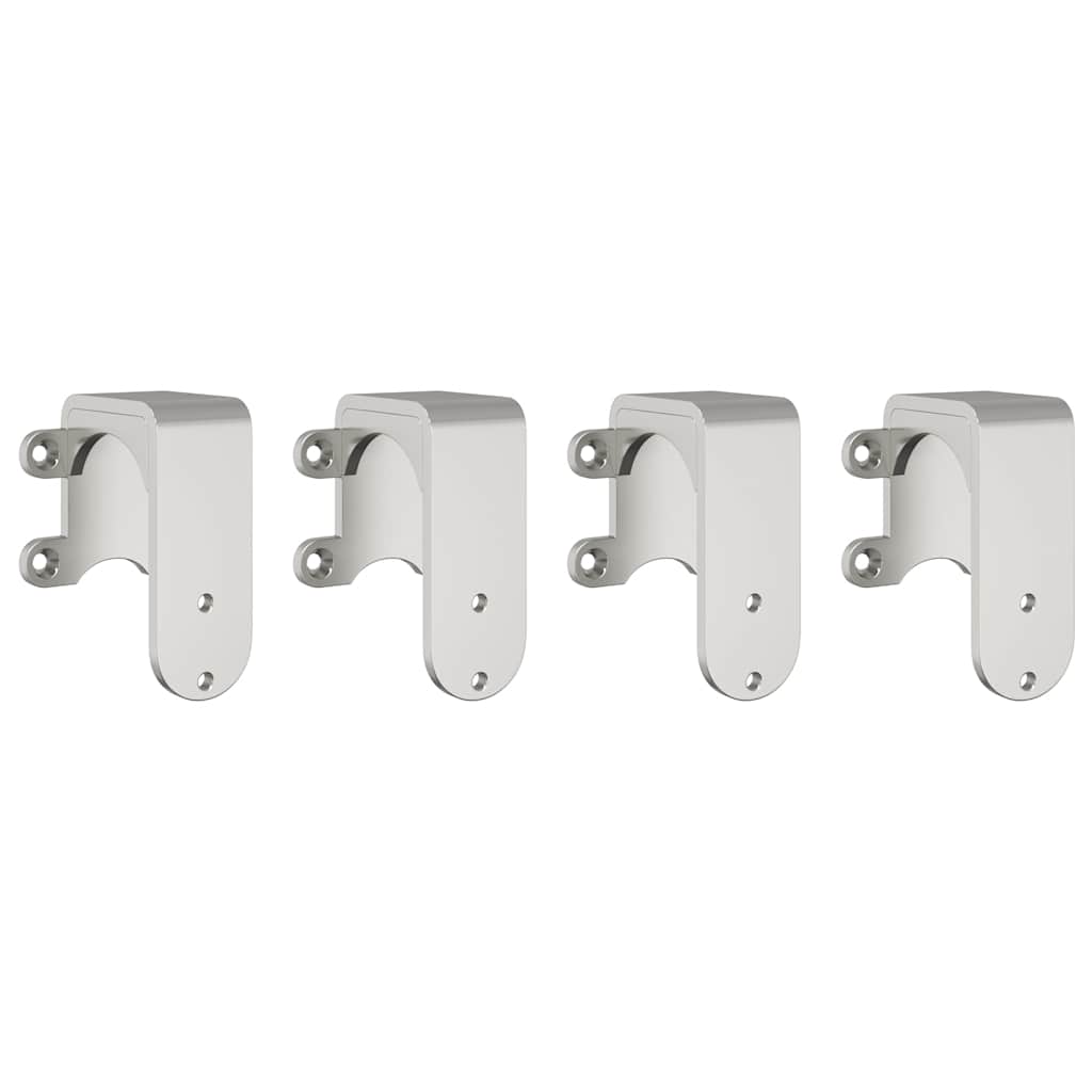 Pribor za klizna vrata od nehrđajućeg čelika 183 cm srebrni