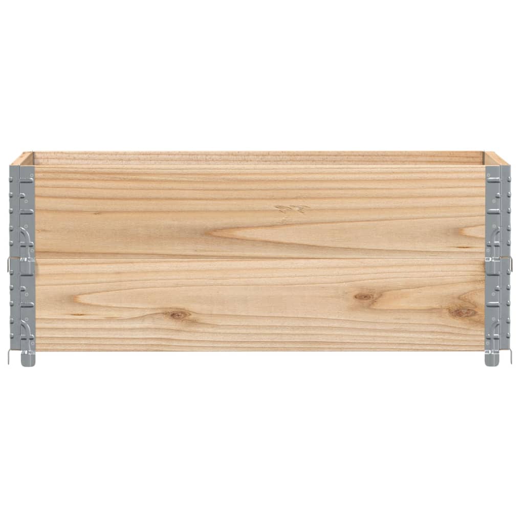 Okviri za palete 2 kom 100 x 50 cm od masivne borovine