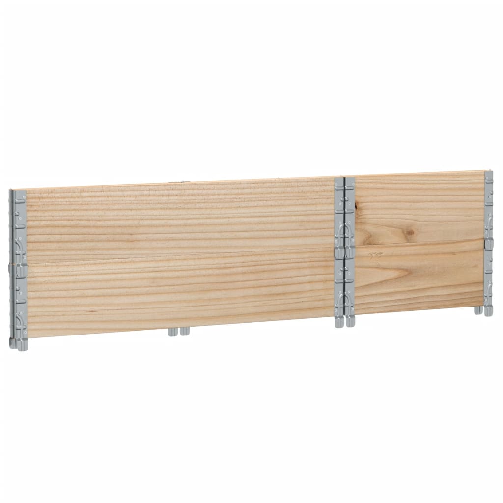 Okviri za palete 2 kom 100 x 50 cm od masivne borovine