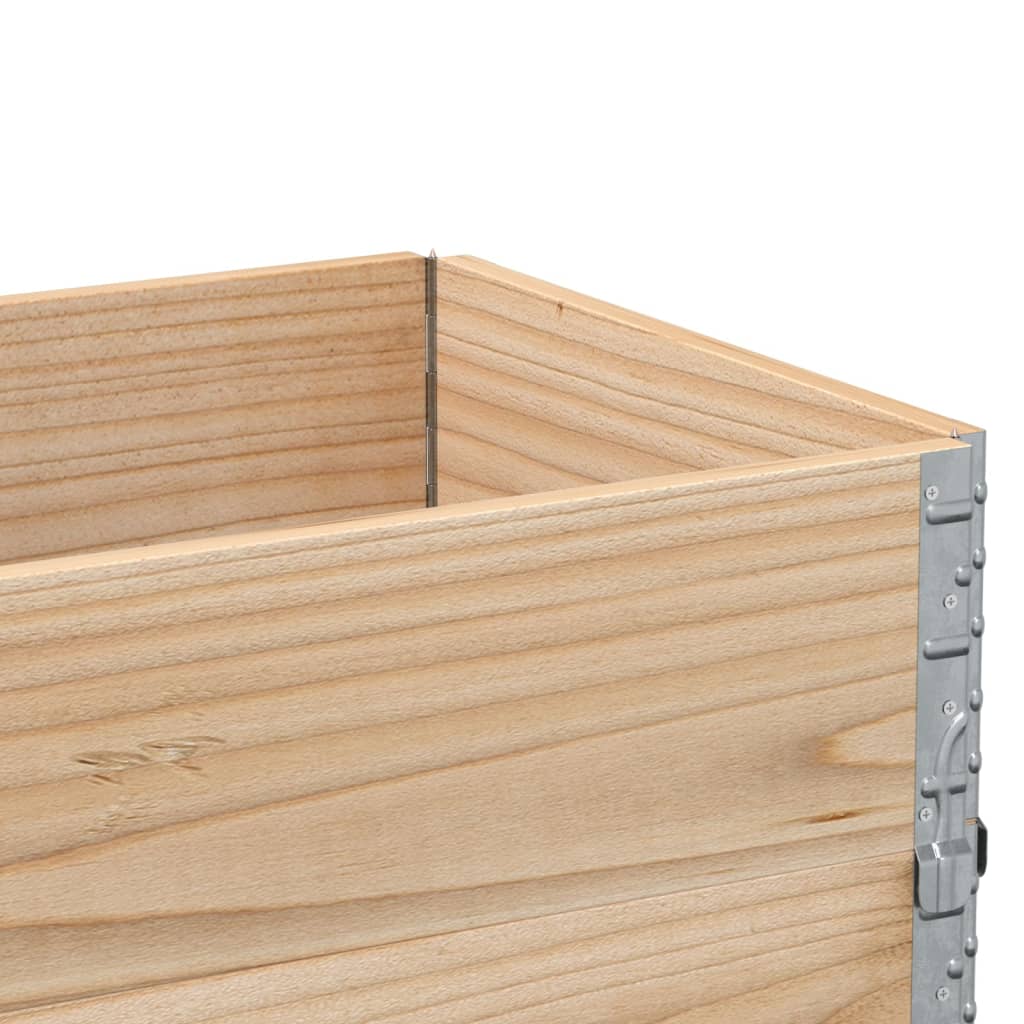 Okviri za palete 2 kom 100 x 50 cm od masivne borovine