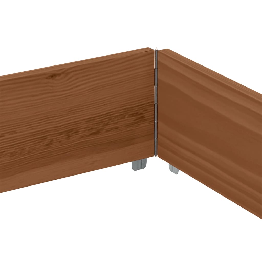 Okvir za palete smeđi 150 x 100 cm od masivne borovine