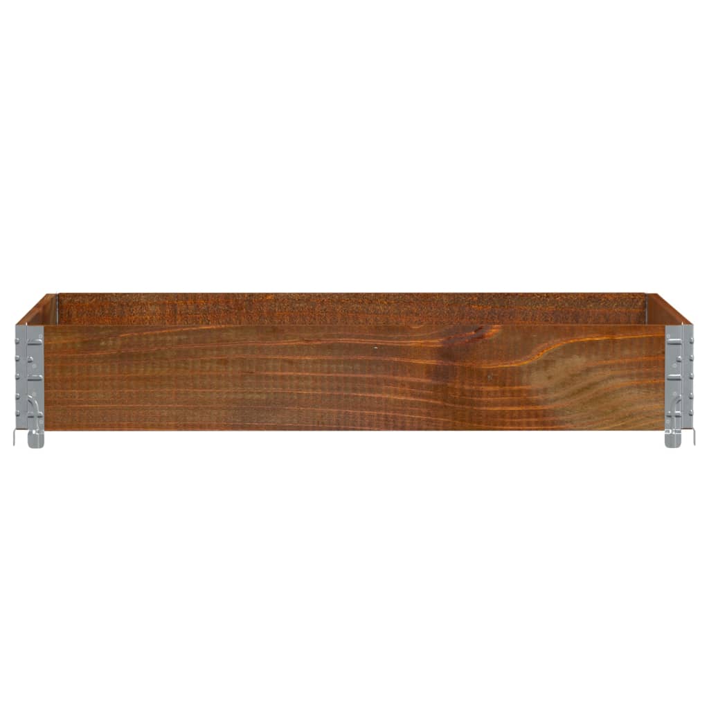 Vrtni sadilica smeđa 120 x 80 cm od masivne borovine