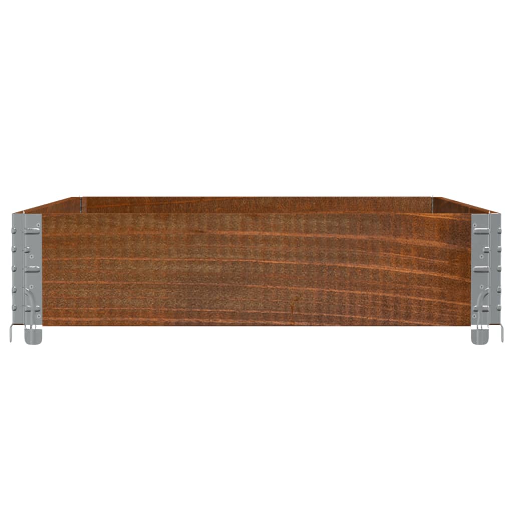 Vrtni sadilica smeđa 120 x 80 cm od masivne borovine
