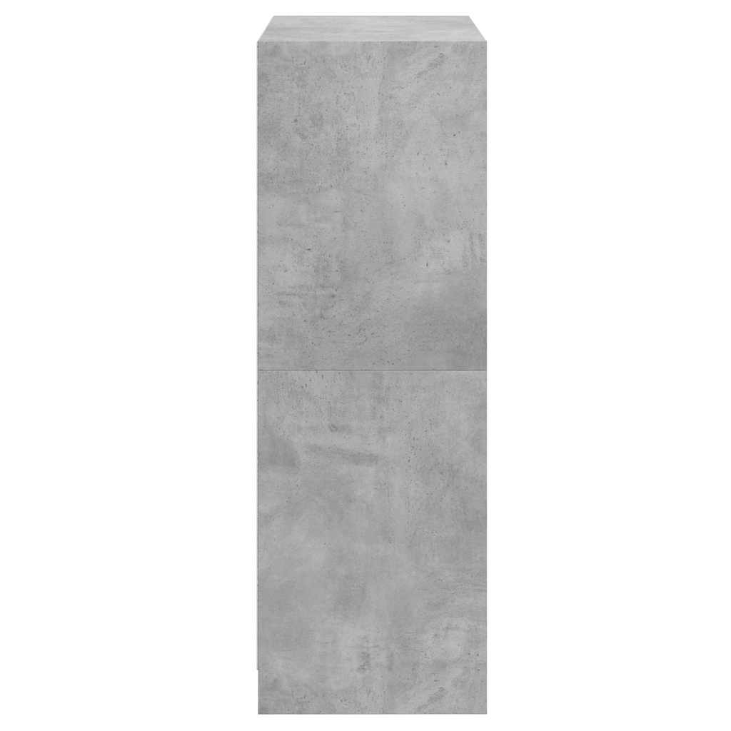 Visoka komoda s vratima 68x37x109 cm konstruirano drvo