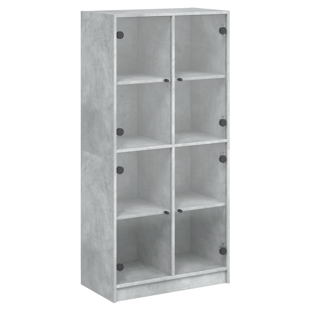 Visoka komoda s vratima 68x37x142 cm konstruirano drvo