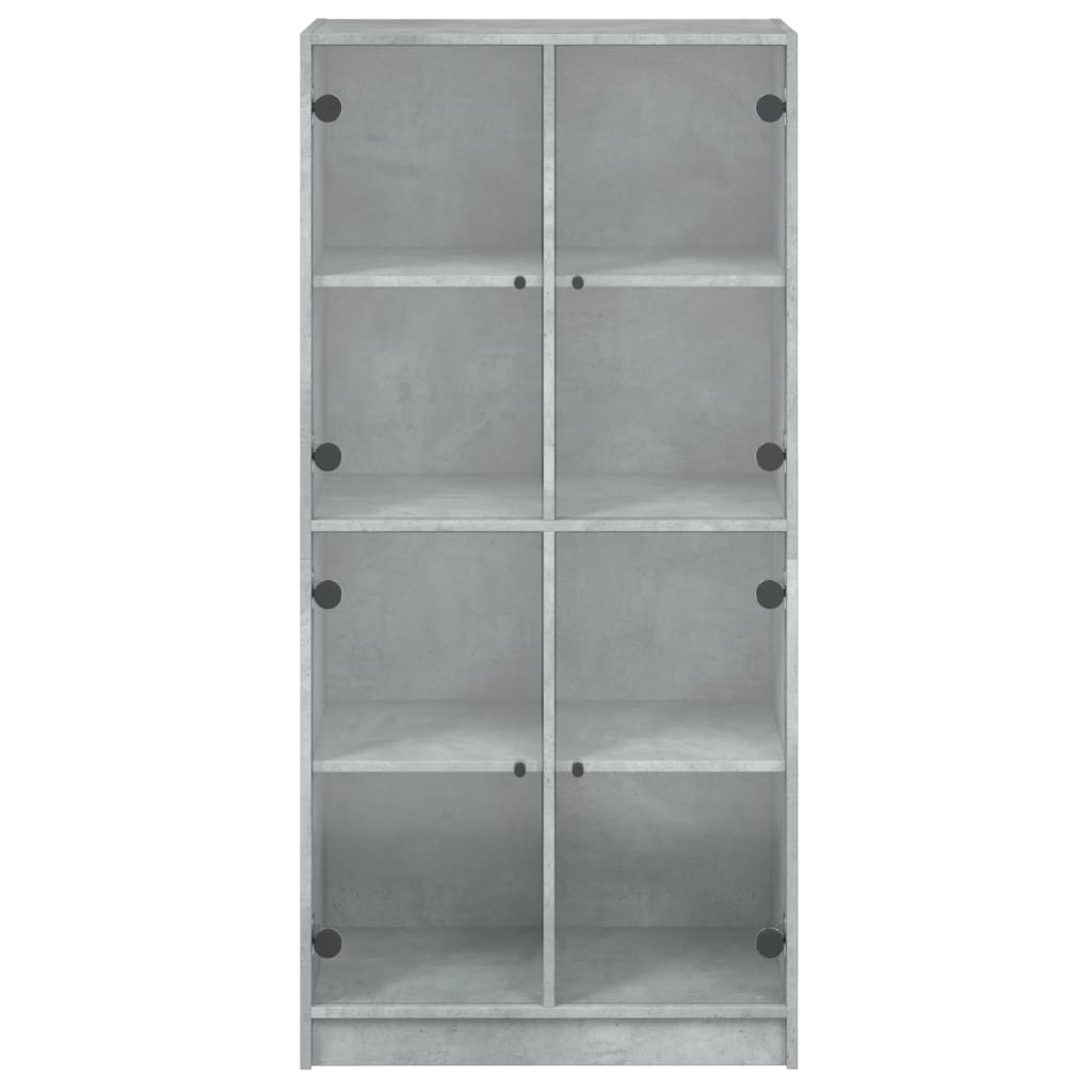 Visoka komoda s vratima 68x37x142 cm konstruirano drvo