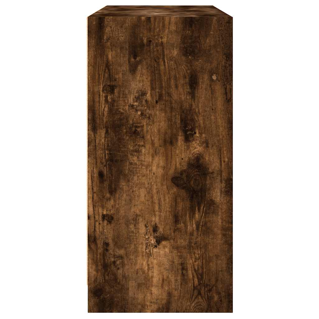 Komoda boja dimljenog hrasta 102x37x75,5 cm konstruirano drvo
