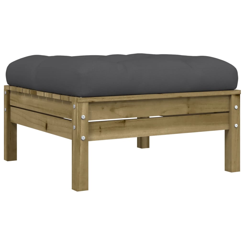 5-dijelni set vrtnih sofa s jastucima od impregnirane borovine