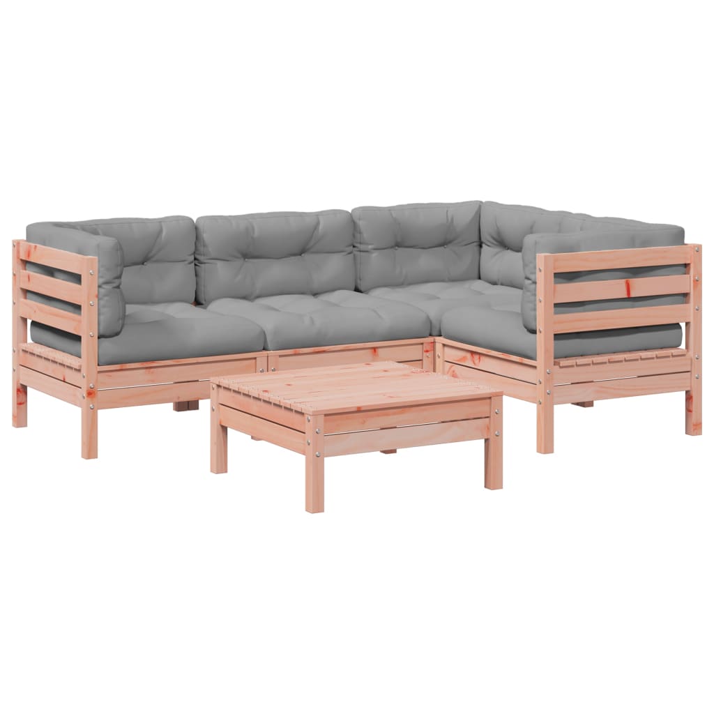 5-dijelni set vrtnih sofa s jastucima od impregnirane borovine