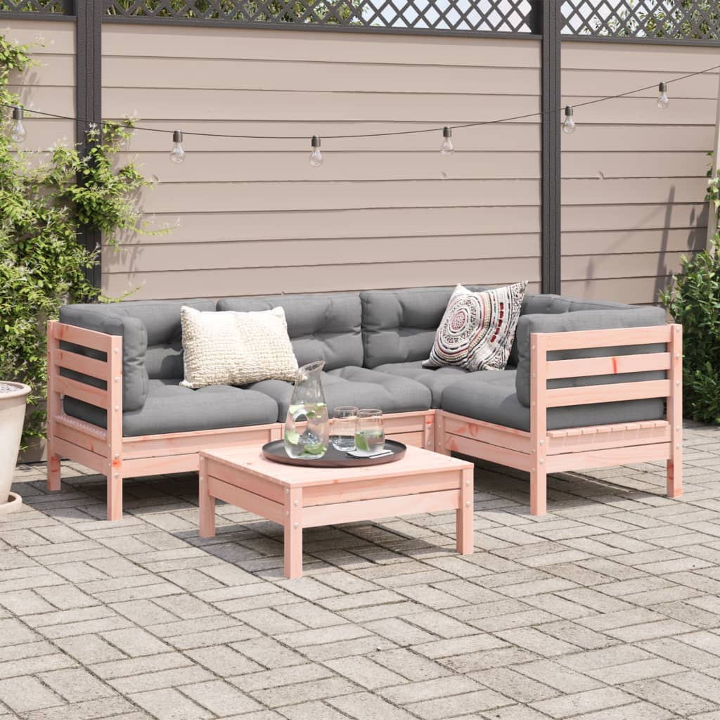 5-dijelni set vrtnih sofa s jastucima od impregnirane borovine