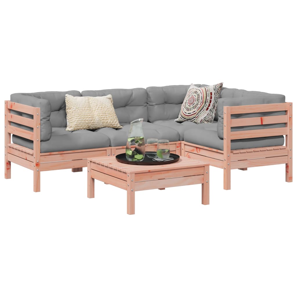 5-dijelni set vrtnih sofa s jastucima od impregnirane borovine