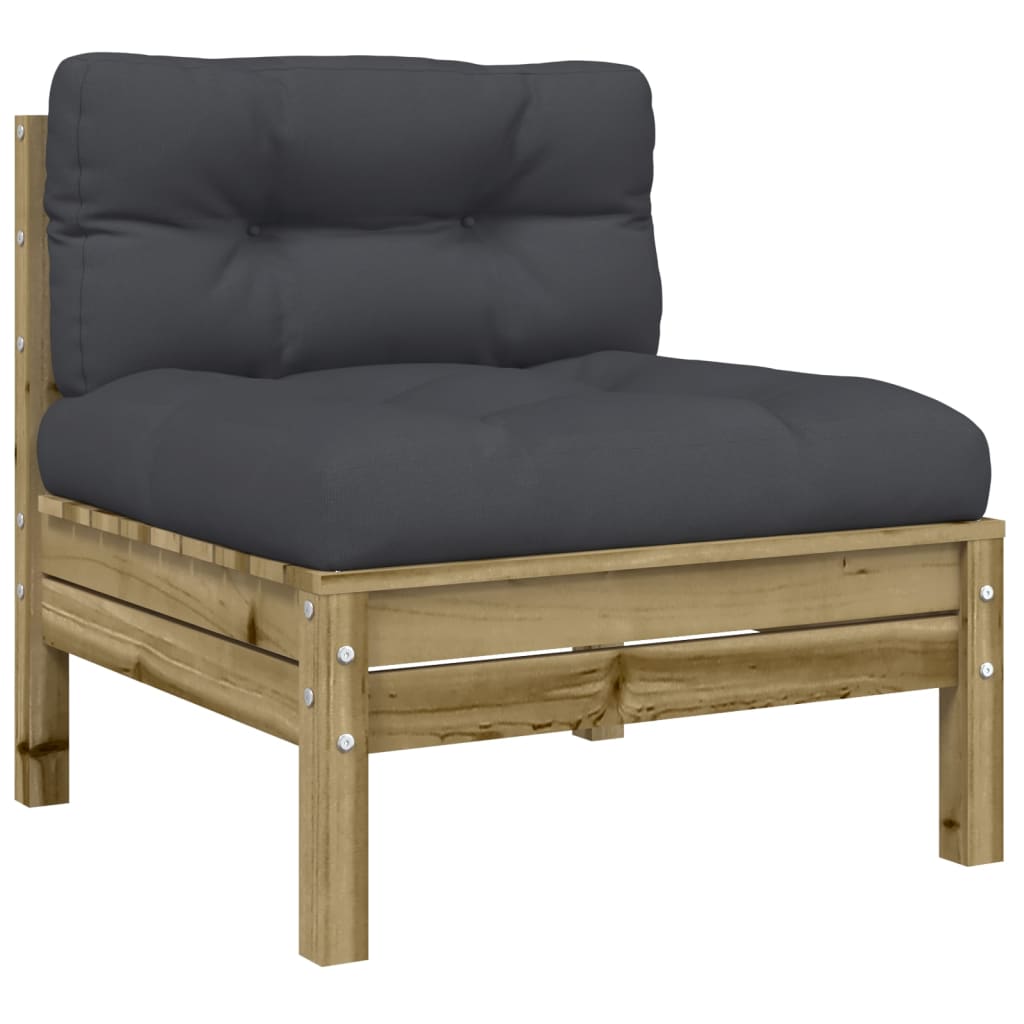 5-dijelni set vrtnih sofa s jastucima od impregnirane borovine