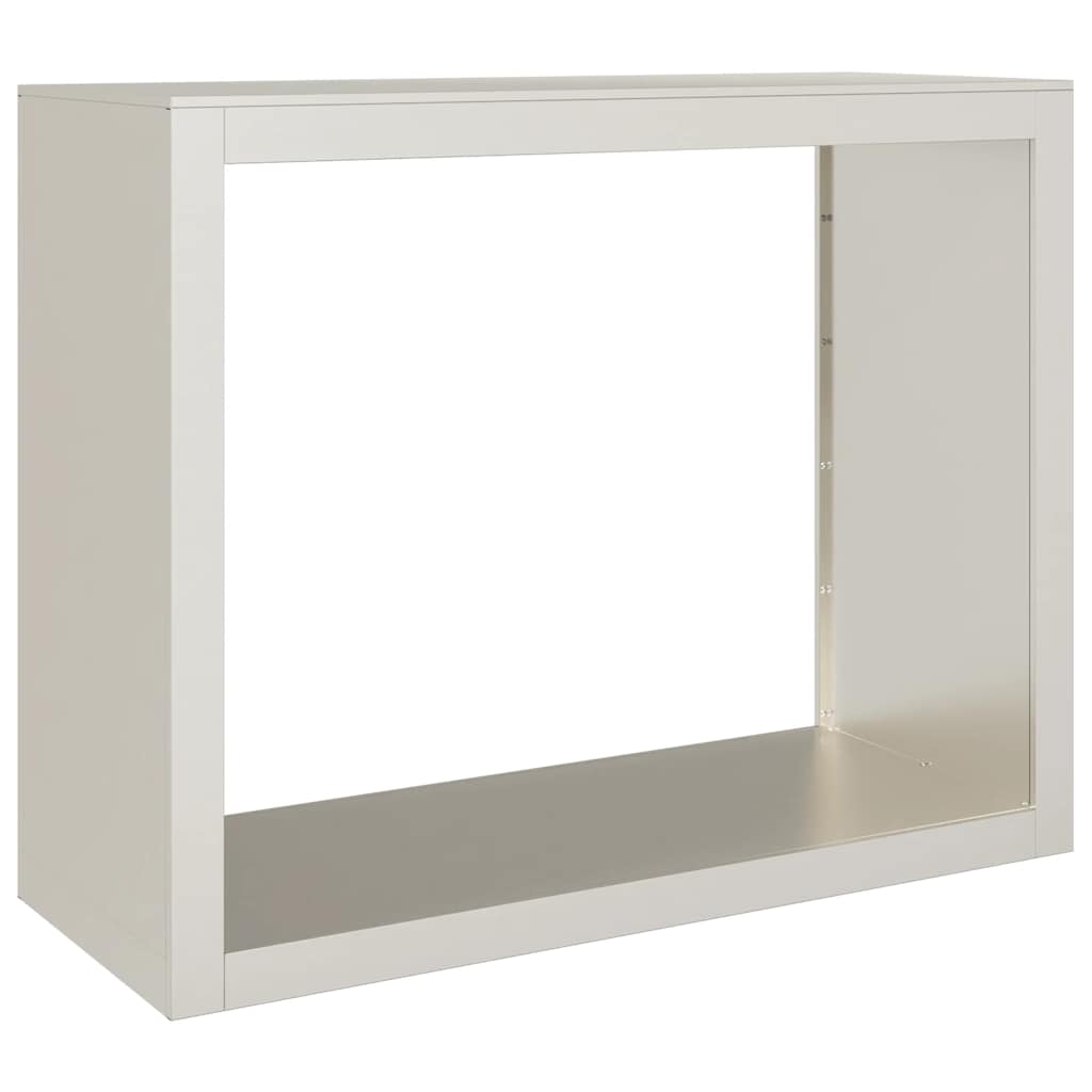 Stalak za drva za ogrjev 100x40x80 cm Pohabani čelik