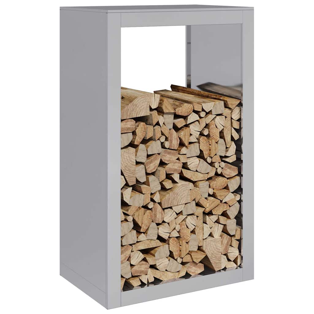 Stalak za drva za ogrjev 60x40x100 cm od pocinčanog čelika