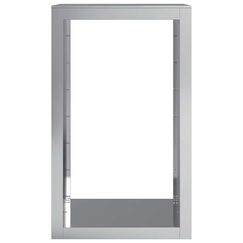 Stalak za drva za ogrjev 60x40x100 cm od pocinčanog čelika