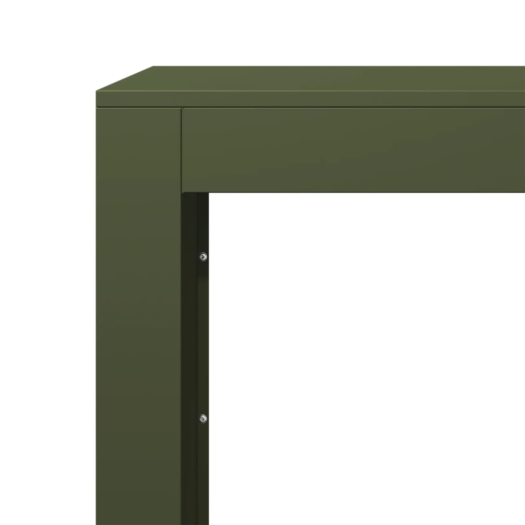 Stalak za drva za ogrjev zeleni 60x40x80 cm čelični