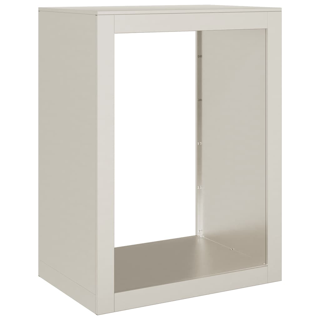 Stalak za drva za ogrjev 60 x 40 x 80 cm Pohabani čelik