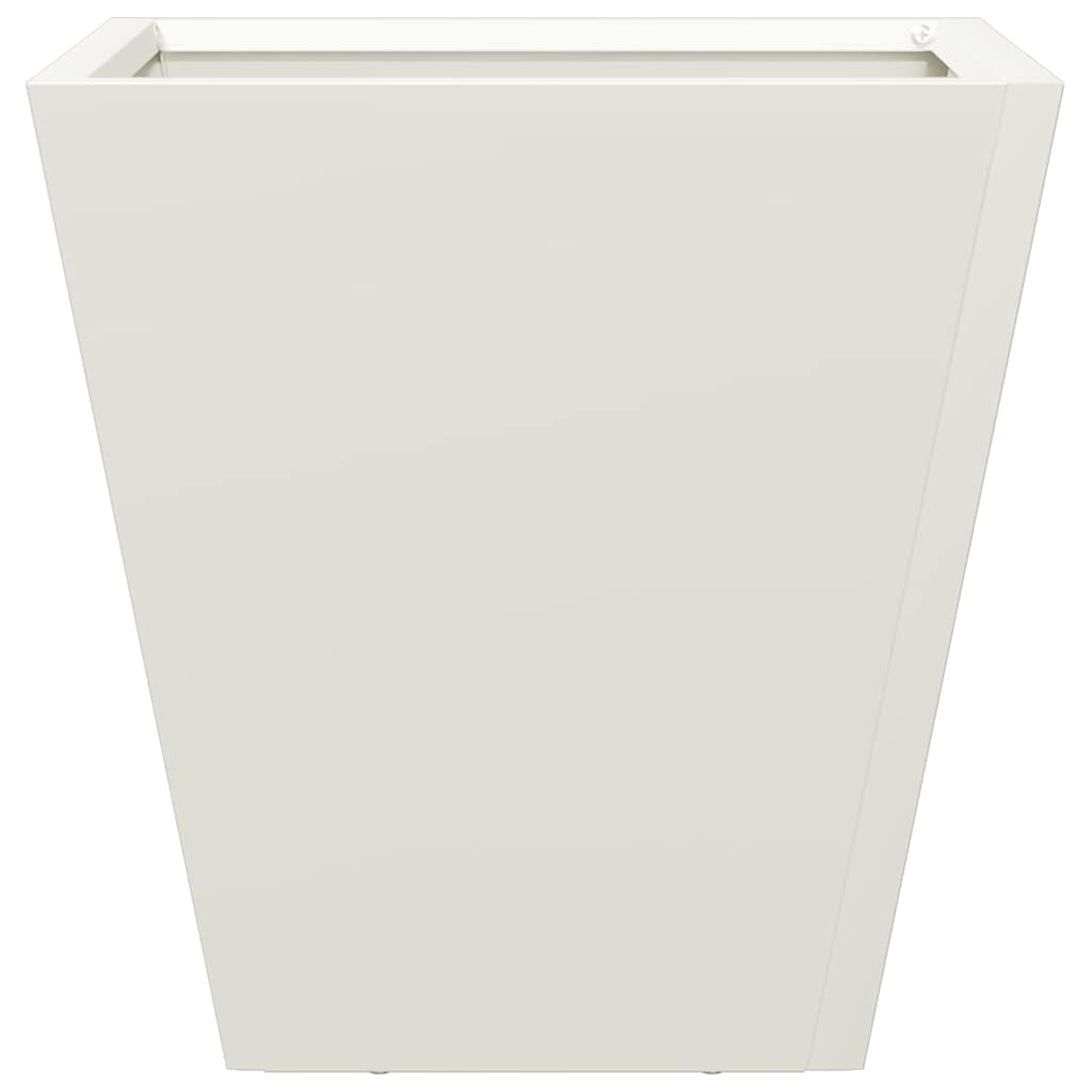 Vrtna sadilica bijela 30x30x30 cm čelična