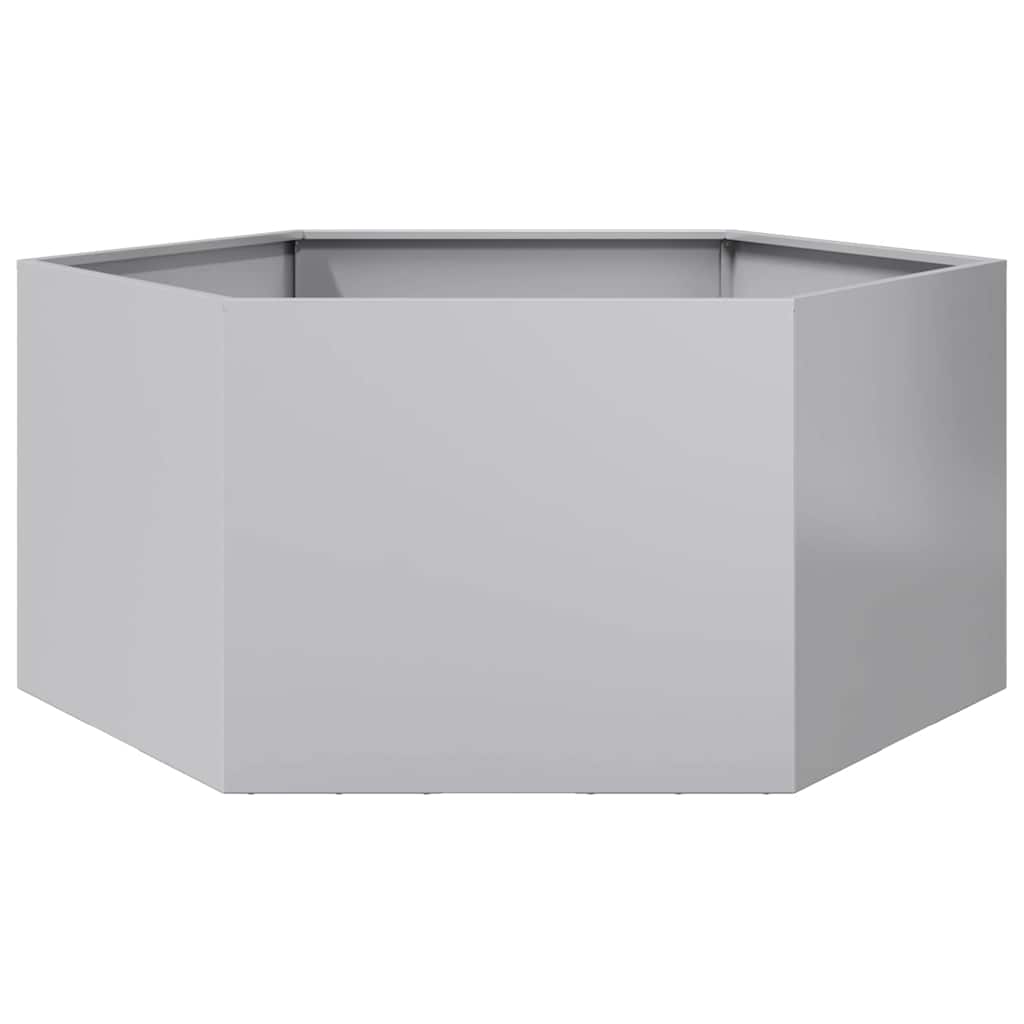 Vrtna sadilica šesterokutna 104x90x45 cm od pocinčanog čelika