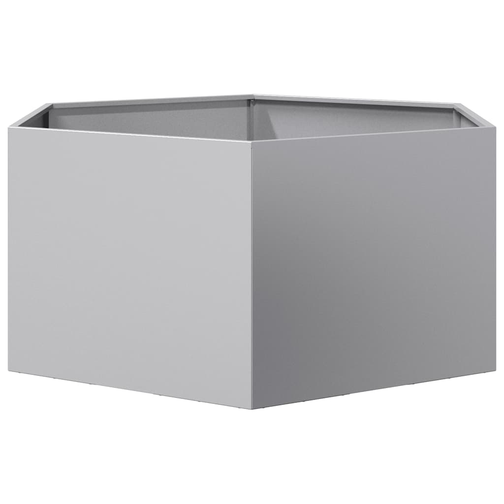 Vrtna sadilica šesterokutna 104x90x45 cm od pocinčanog čelika