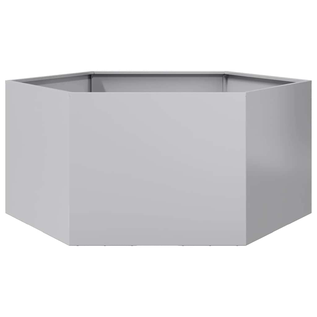 Vrtna sadilica šesterokutna 104x90x45 cm od pocinčanog čelika