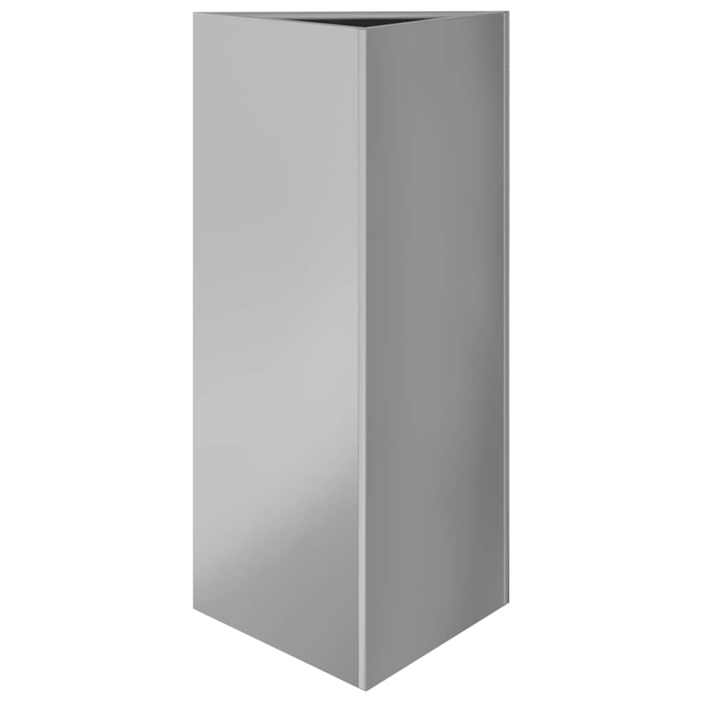 Vrtne sadilice 2kom trokutasta 40x34,5x75 cm od pocinčanog čelika