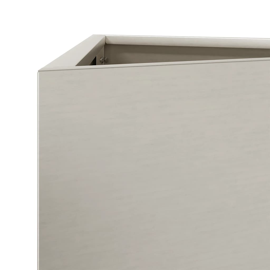 Vrtne sadilice 2 kom trokutasta 40x34,5x75 cm od pohabanog čelika