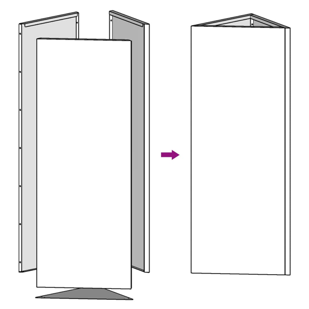 Vrtne sadilice 2 kom antracit trokutaste 50x43x75 cm čelične