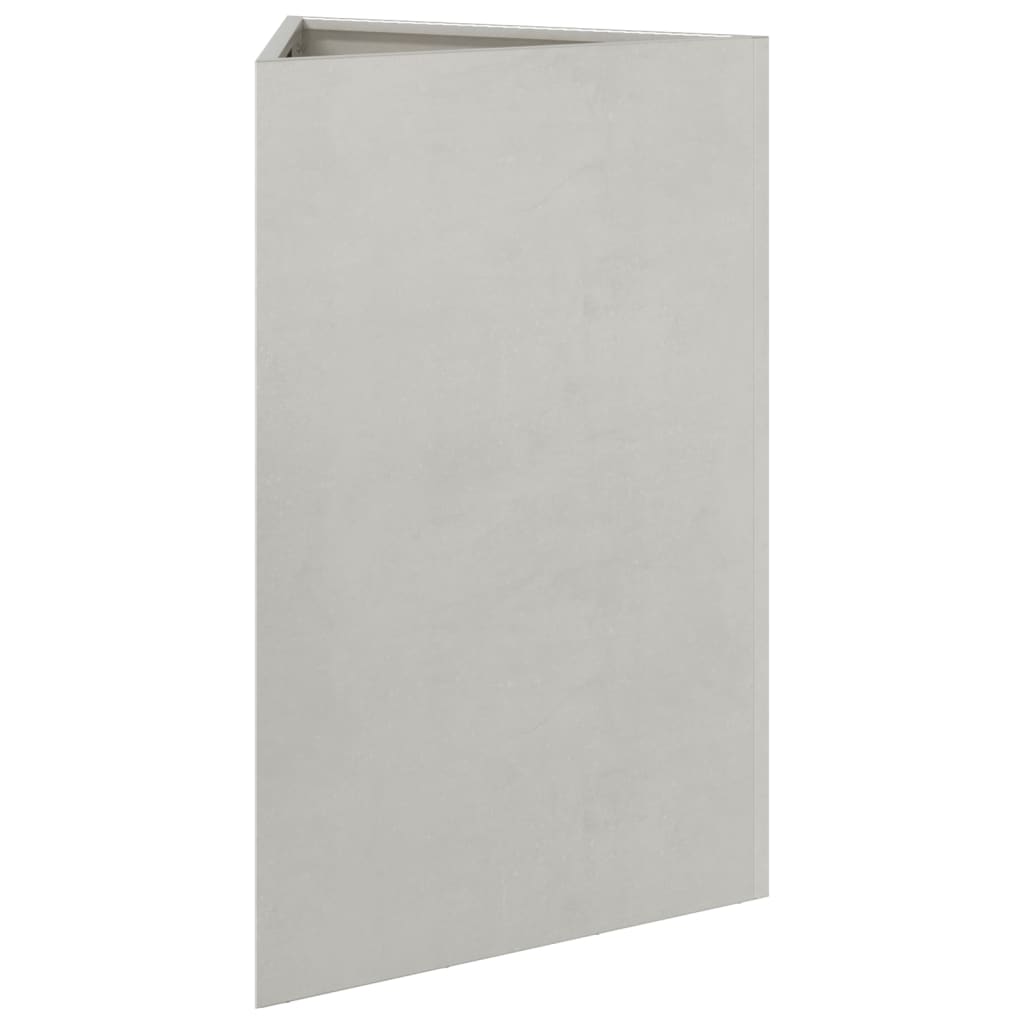 Vrtne sadilice 2kom trokutasta 50x43x75cm od nehrđajućeg čelika