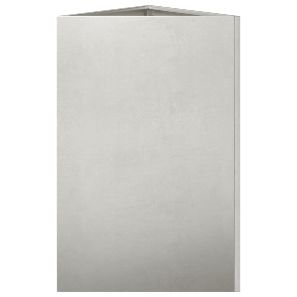 Vrtne sadilice 2kom trokutasta 50x43x75cm od nehrđajućeg čelika
