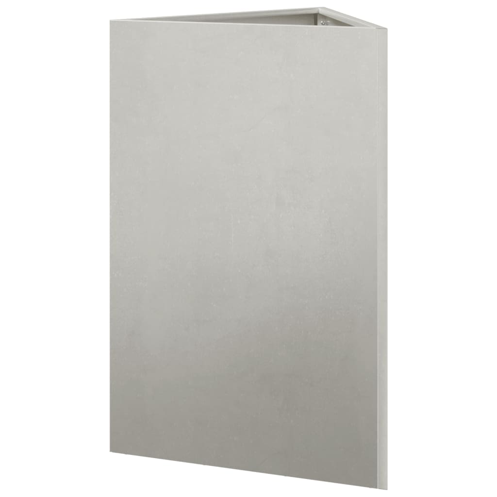 Vrtne sadilice 2kom trokutasta 50x43x75cm od nehrđajućeg čelika