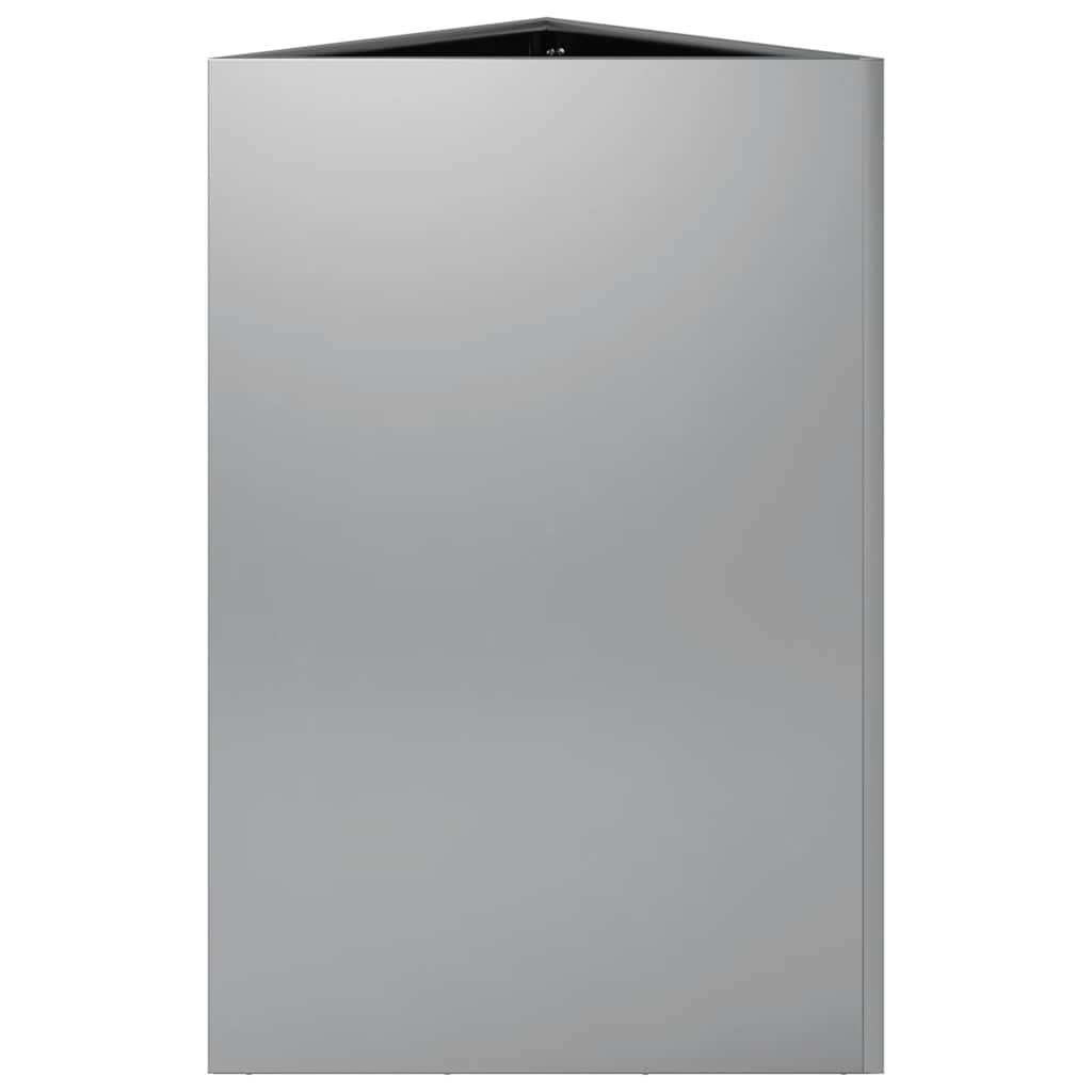 Vrtne sadilice 2kom trokutasta 50x43x75 cm od pocinčanog čelika