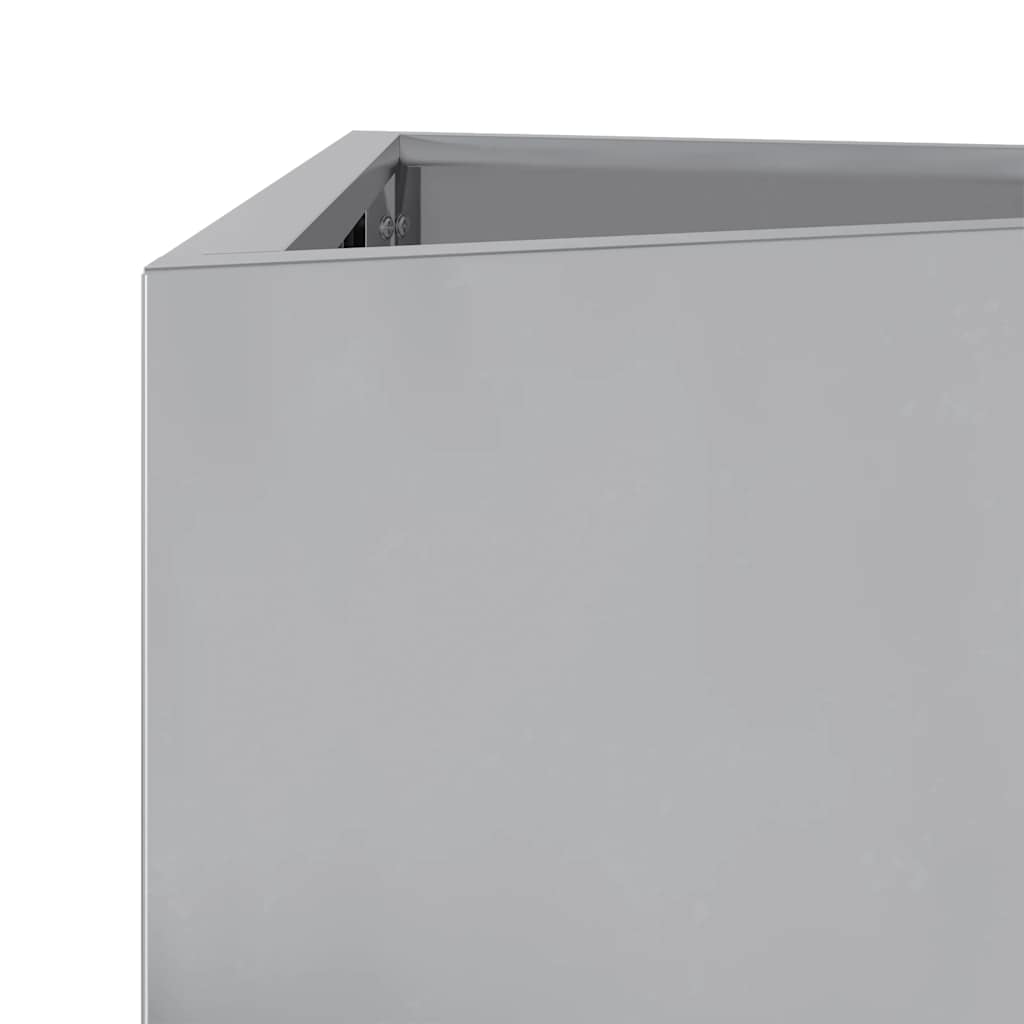 Vrtne sadilice 2kom trokutasta 50x43x75 cm od pocinčanog čelika