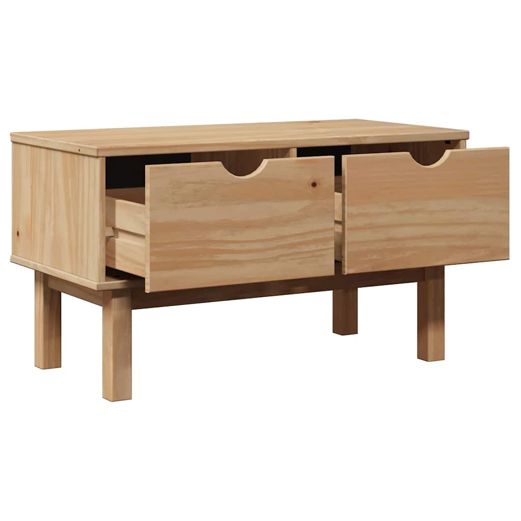 Klupa za predsoblje OTTA 80 x 40 x 45 cm od masivne borovine