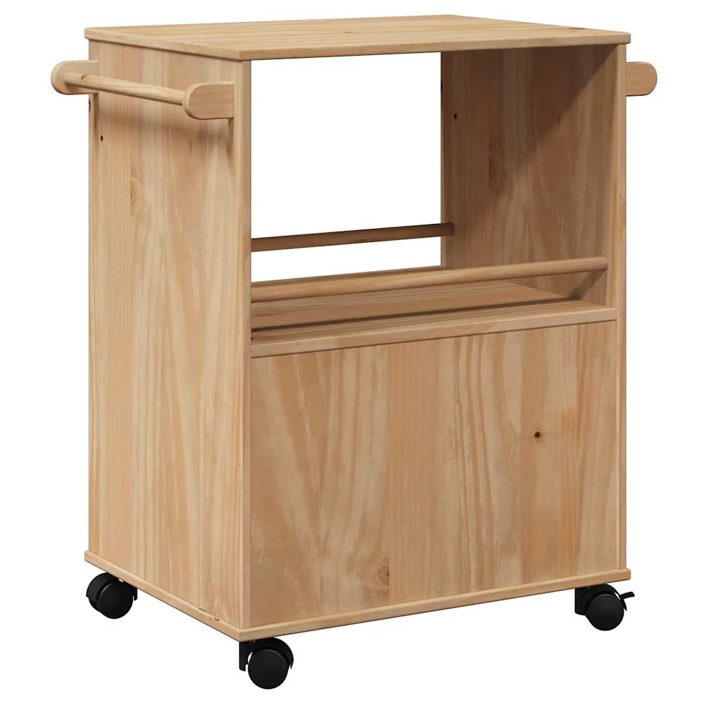 Kuhinjska kolica OTTA 59 x 45 x 80 cm od masivne borovine