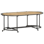 Stolić za kavu 110x55x40 cm od masivnog grubog drva manga