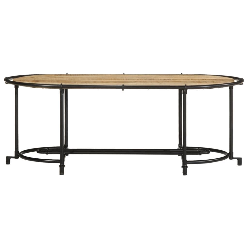 Stolić za kavu 110x55x40 cm od masivnog grubog drva manga