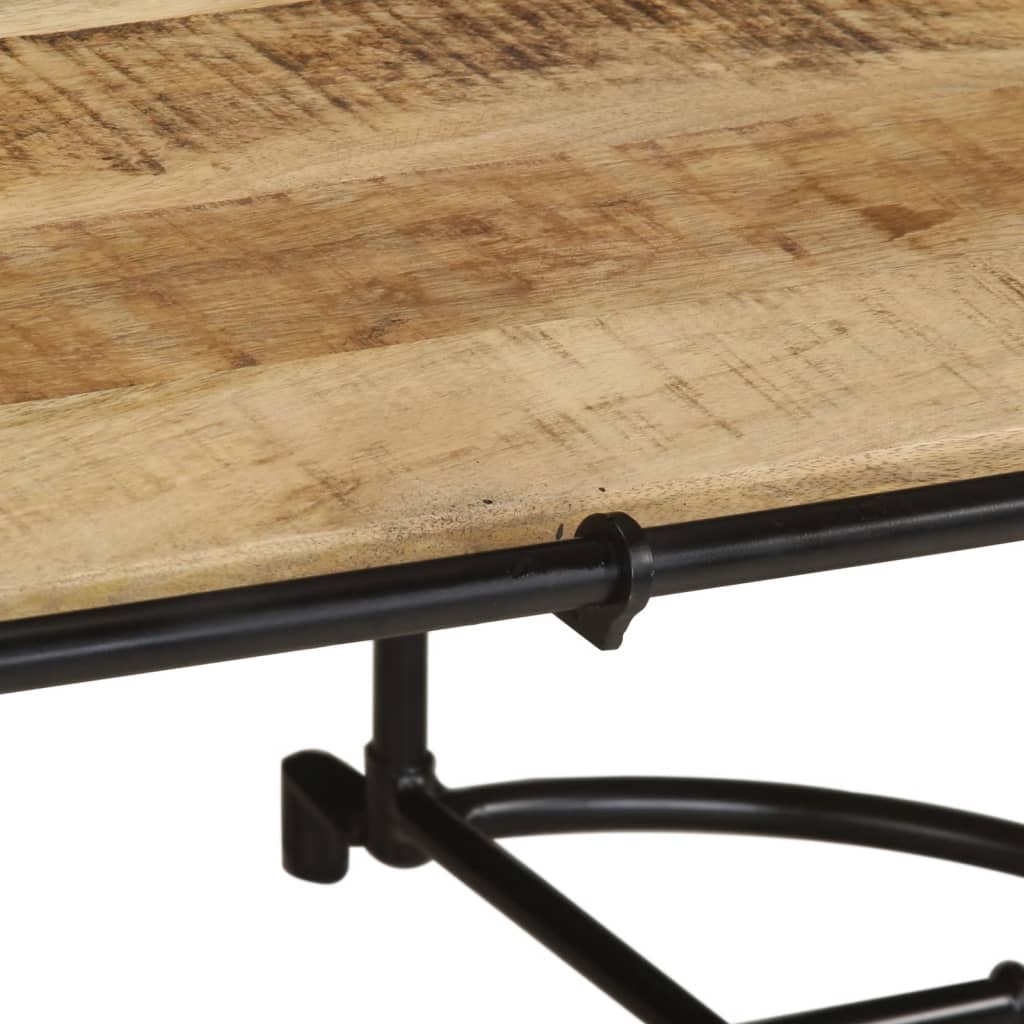 Stolić za kavu 110x55x40 cm od masivnog grubog drva manga