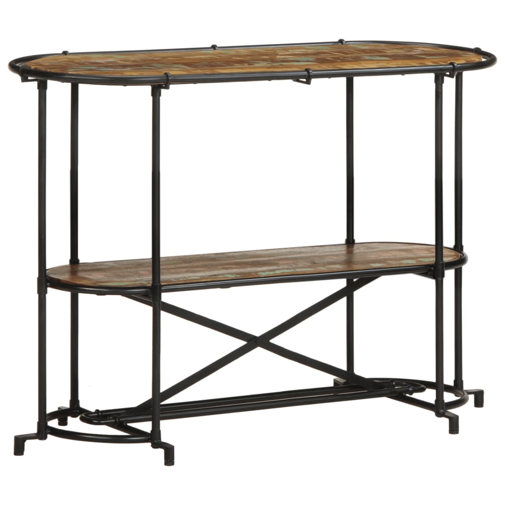 Konzolni stol 110x42x76 cm od masivnog obnovljenog drva