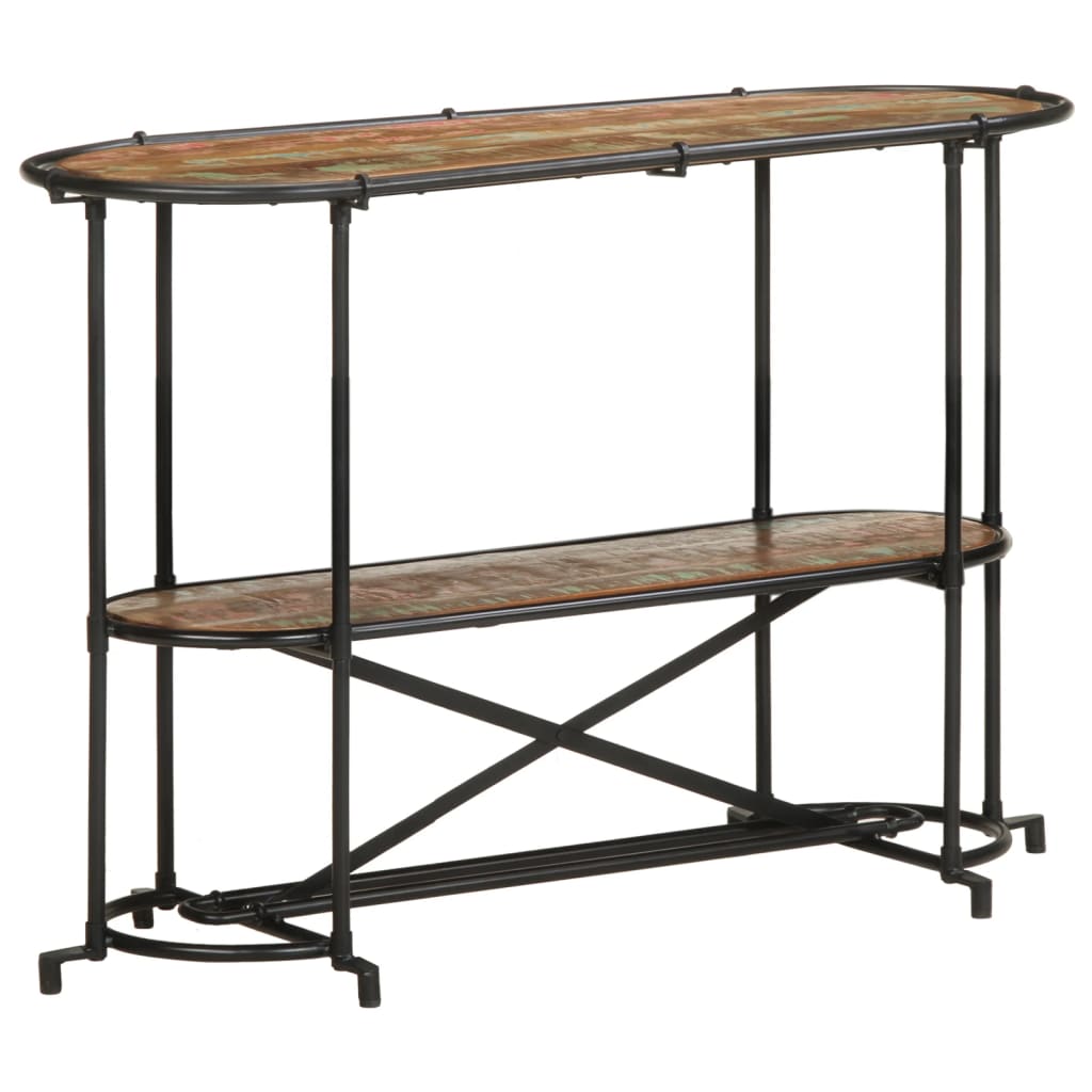 Konzolni stol 110x42x76 cm od masivnog obnovljenog drva