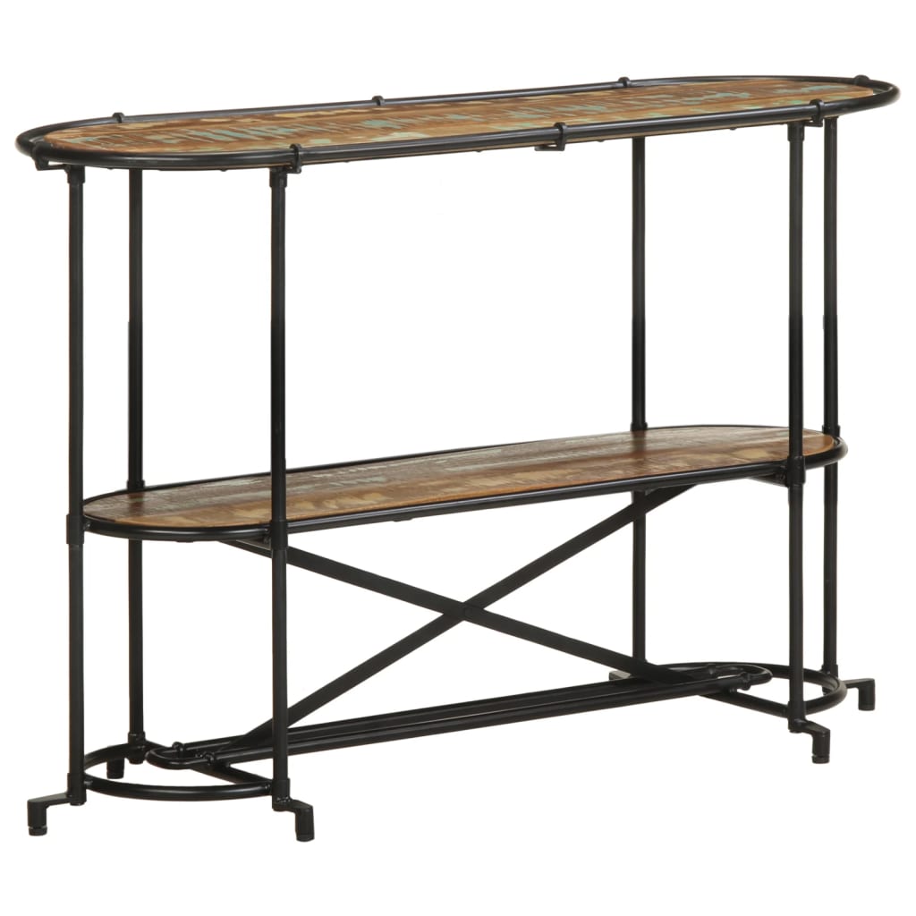 Konzolni stol 110x42x76 cm od masivnog obnovljenog drva