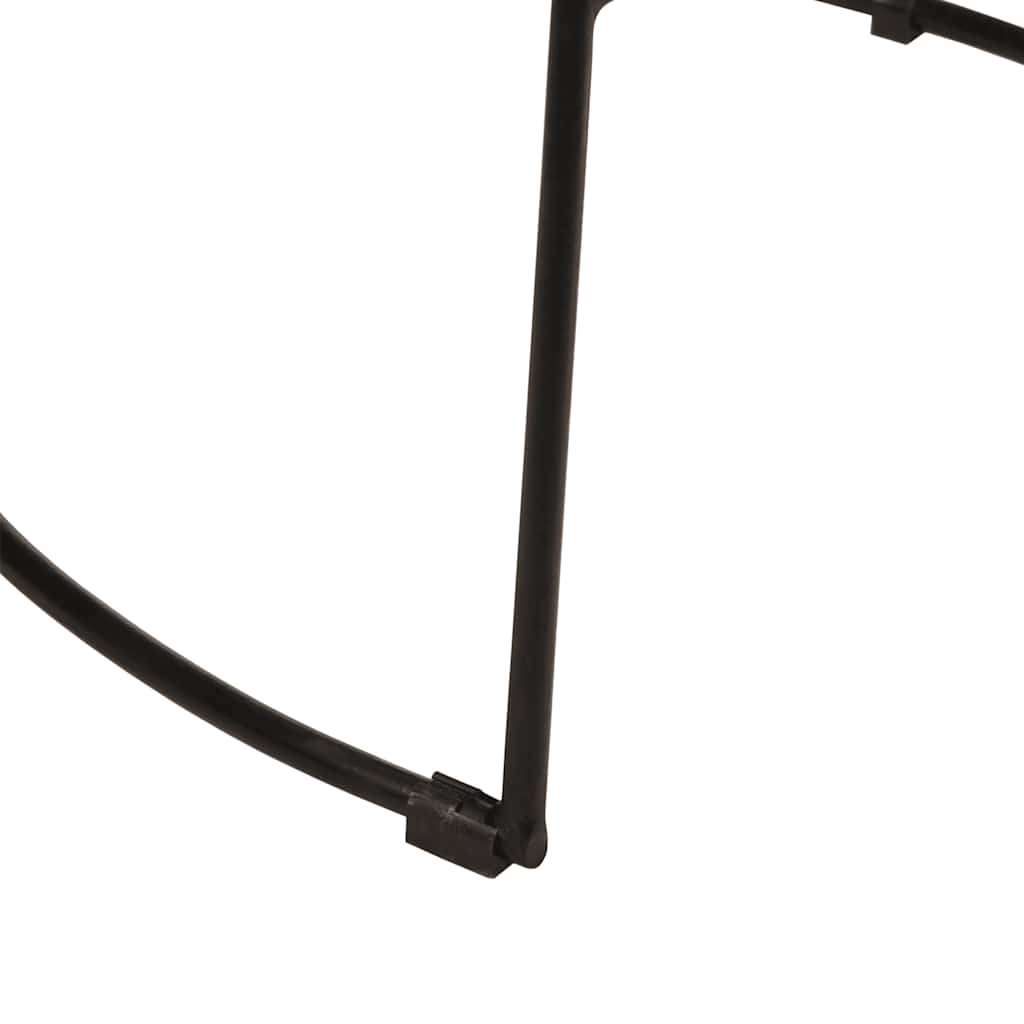 Barski stolci 2 kom crni 49x43x79 cm masivnog drva manga