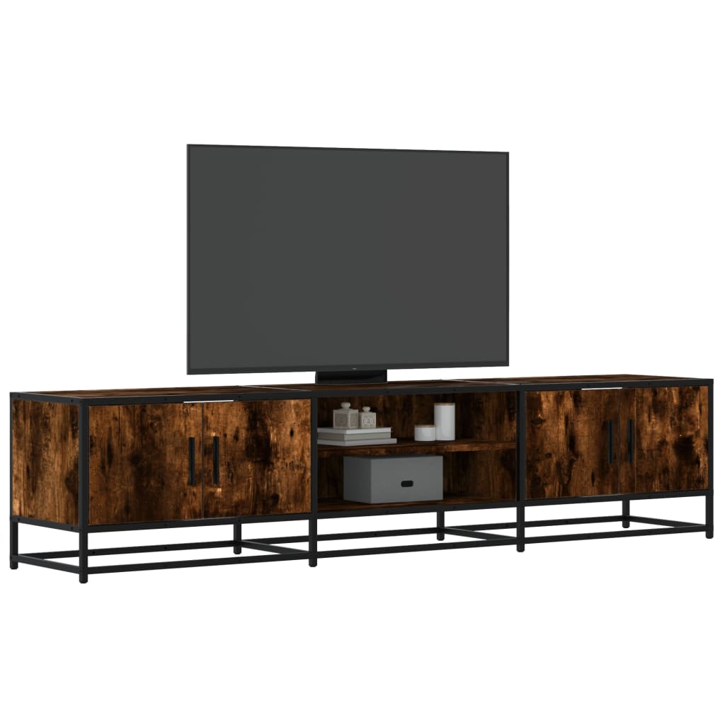 TV ormarić boja dimljenog hrasta 180x35x41 cm konstruirano drvo