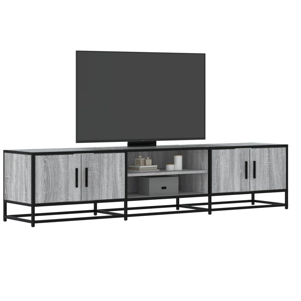 TV ormarić siva boja hrasta 180x35x41 cm konstruirano drvo