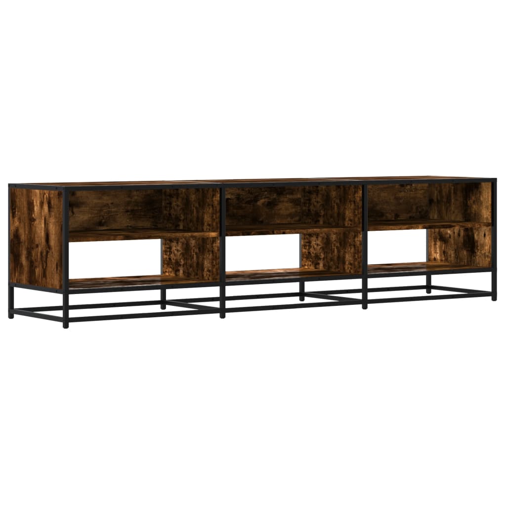 TV ormarić boja dimljenog hrasta 180x40x46 cm konstruirano drvo