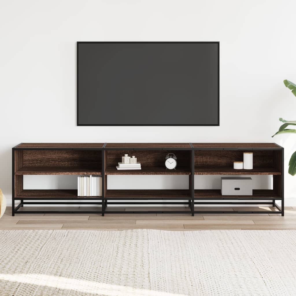 TV ormarić boja smeđeg hrasta 180x40x46 cm konstruirano drvo